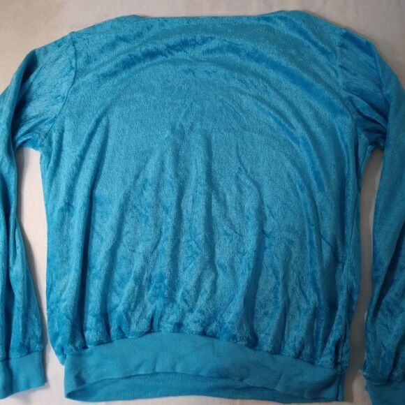 Vintage Velveteen Fleece Scoop Neck Sweatshirt - Picture 6 of 7